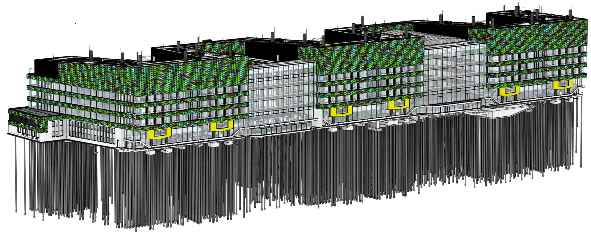 Das Feringa Building als natives 3D-Modell in einer BIM-fähigen Software