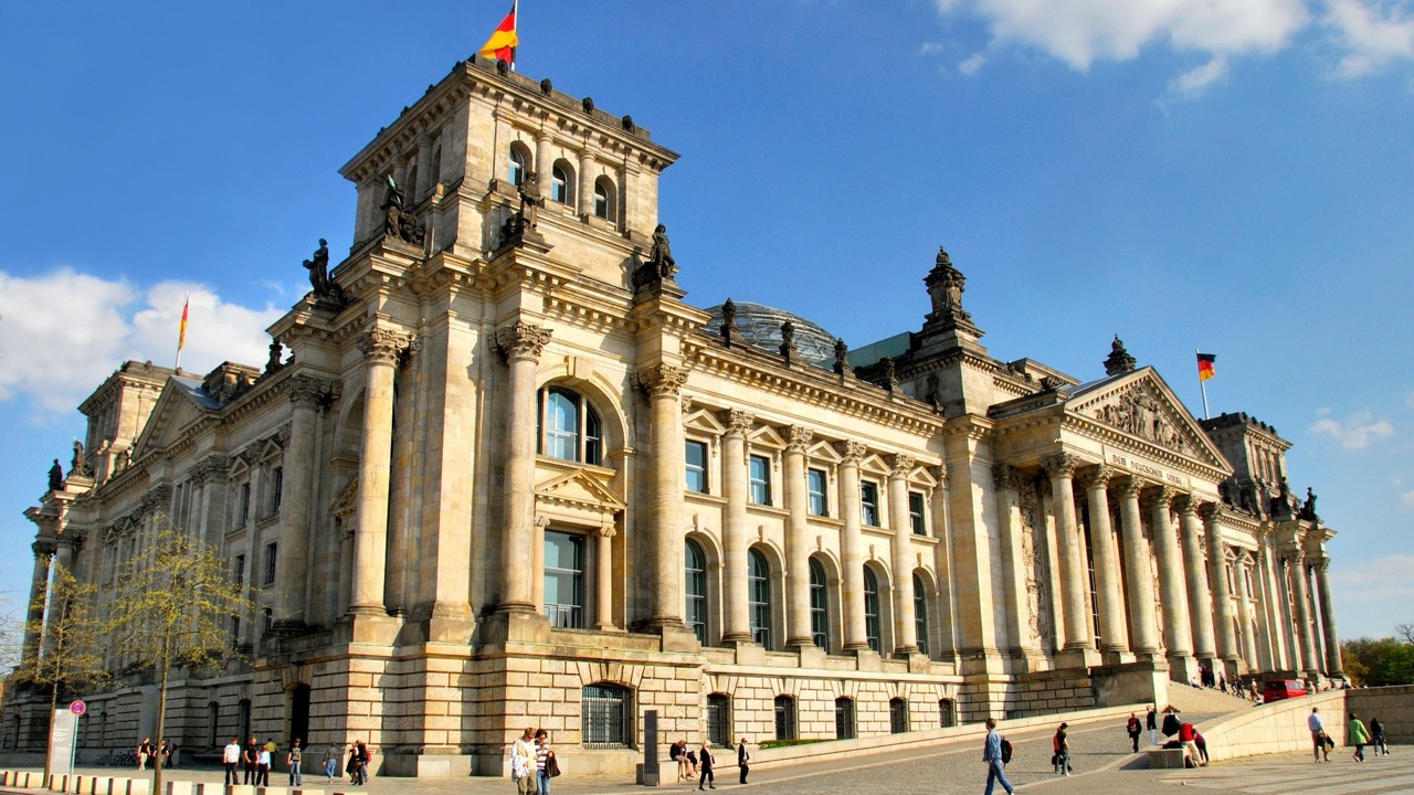 Bild vom Reichstagsgebäude in Berlin