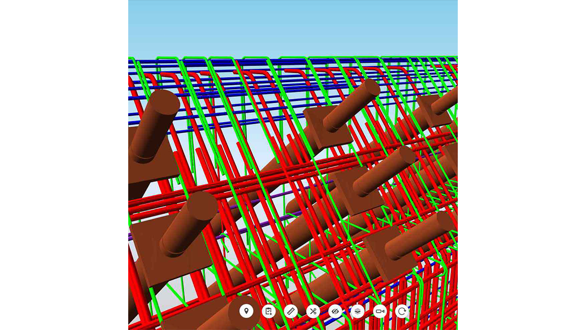 3D-Planung der Bewehrung der Terneuzen Schleuse mit cloudbasierter Plattform