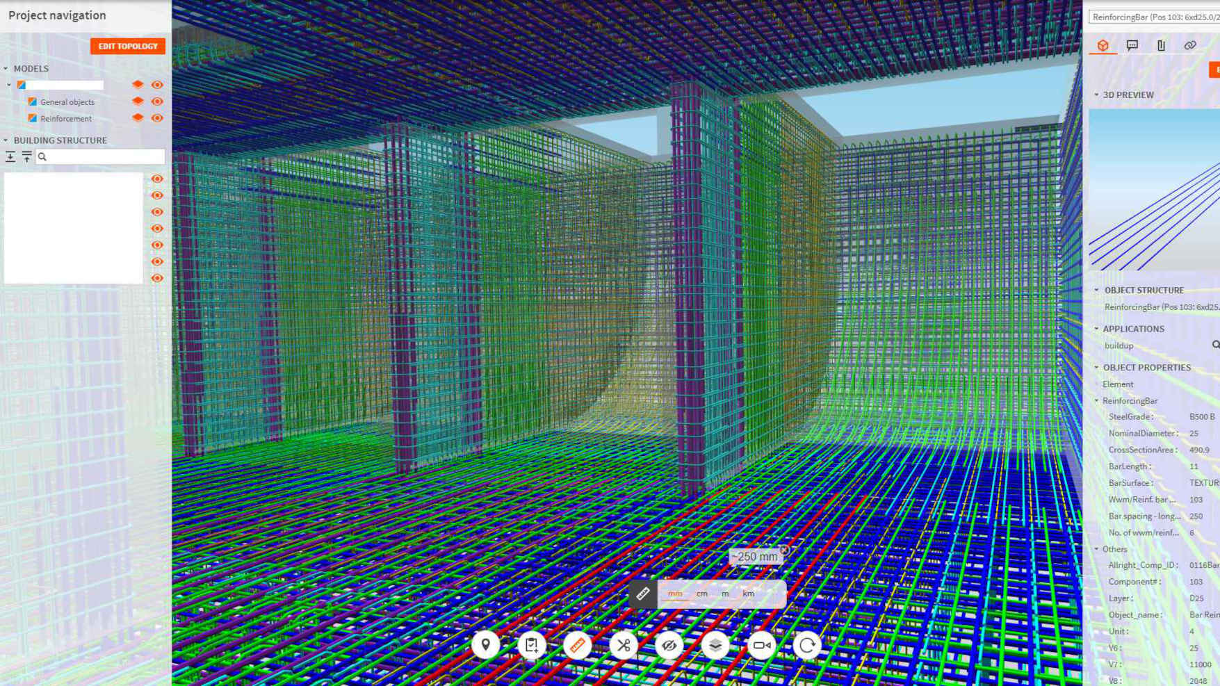 3D-Planung der Bewehrung der Terneuzen Schleuse mit cloudbasierter Plattform
